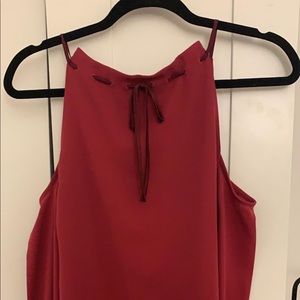 BRAND NEW never worn pink cold shouldered blouse